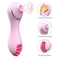 Multi Speed Clitorial Sucking Toy Oral Licking Toy,Tongue Vibrate Toy Oral Tongue Simulator for Women, Tshirt