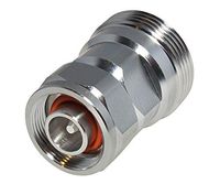 MCRF0013 - RF/Coaxial Adaptor, Inter Series Coaxial, Straight Adapter, 4.1/9.5 Mini DIN, Plug, 7/16 DIN