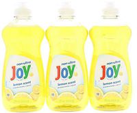 3 Pk. Joy Non-Ultra Dishwashing Liquid Lemon Scent 12.6 Fl Oz (37.8 Fl. Oz Total)