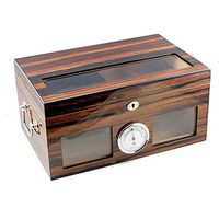 ZLMMY Cigar Humidifier Glass Humidifier - Travel Portable Cigarette Box Cedar Wood Lining Humidifier Movable Cedar Tray