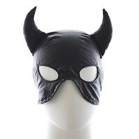Mask Sexy Adult Costume,Artificial Leather Material,Cattle Head Party Bondage Cosplay Costume JMung