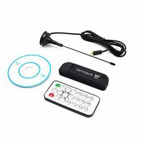 Studyset USB 2.0 FM DAB DVB-T RTL2832U R820T2 RTL-SDR SDR Dongle Stick Digital TV Tuner Remote Receiver with Antenna