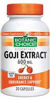 Botanic Choice Goji Extract, 600mg, 30 Capsules Bottle