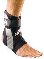 DJO 02TMR AIRCAST A60 Ankle Support, Black, Right, Men Size 7.5-11.5, Women Size 9-13, Medium