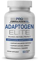 Adaptogen Elite – Synergistic Adaptogen Blend – 60 vcaps – Supports Balanced Cortisol & Natural Energy – Enhanced with Rhodiola, Ashwagandha, Astragalus, Schisandra, Eleuthero, Ginseng & L–Theanine