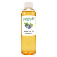 Borage Seed – 4 fl oz (118 ml) Plastic Bottle w/Cap – 100% Pure Carrier Oil – GreenHealth