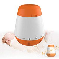 ZQG BEAUTY Portable White Noise Machine, Voice Sensor 6 High Fidelity Natural Sound to Soothe Baby to Sleep Music Sleep Aid Suitable for Infant Adult Travelers