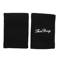 uxcell Sports Volleyball Stretchy Wrist Holder Protective Support 2 Pcs Black