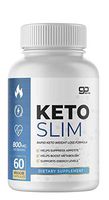 Keto Slim Pills - 60 Servings, 800 MG per Serving of GoBHB for Increased Focus, Energy & Appetite Control - 2 Bottles (120 Capsules)