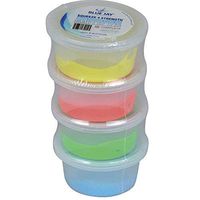 Blue Jay Hand Therapy Putty - 4 Piece Convenience Set, X-Soft, Firm, Medium and Firm, Nontoxic, Non-Oily and Non-Greasy Putty Set, Hand and Foot Strengthening, 2oz, Exercise Putty