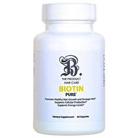 Biotin for Hair Growth Dietary Supplement: (High Potency) Natural biotin Hair Vitamins for Hair Loss & Support Healthy Skin & Stronger Nails - Maximum Strength 10, 000 Mcg Biotin for Men & Women