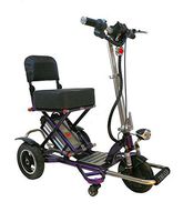 Enhance Mobility TRIAXE SPORT 3-Wheel Folding Mobility Scooter 13" Seat - Purple