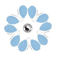 Healthmateforever Replacement pin Inserted Massage Massager Pads Patches, Hands Shaped Large Electrode Replacement Pads, Electronic Pulse Massager Pads.