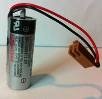 Toshiba ER17500V Lithium PLC Battery with Wire 3.6V 2700mAh