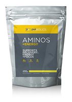 Purbolics Aminos + Energy | Supports Recovery, Energy & Focus | 95mg of Caffeine, 0 Calories & 60 Servings (Lemon Squeeze)