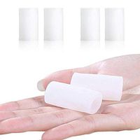 2 Pairs Gel Toe Cap and Protector - Cushions to Protect The Toe and Prevent Corns, Callus, Blistering and Reduce Friction, Silicone Toe Protector for Women and Men (1.18H x 0.71D1 inches)