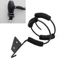 Best Quality Spiral Blow Dryer Stand Flat Hair Iron Holder Wall Mont Hang Organizer Bk, Hair Dryer Stand - Hair Blow Dryer Holder, Hair Flat Iron Stand, Hair Dryer Organizer Holder
