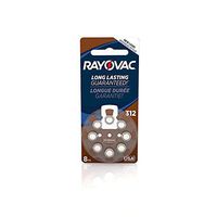 RAYOVAC Size 312 Hearing Aid Batteries, 8-Pack, L312ZA-8ZMB (5 Packs 40 Batteries)