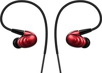 FiiO F9 Best Over The Ear Headphones/Earphones/Earbuds Detachable Cable Design Triple Driver Hybrid in-Ear Monitors with Android Compatible Mic and Remote (Red) ...