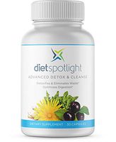 Dietspotlight Advanced Detox & Cleanse - One Month Supply - All Natural Formula for Healthy Digestive System