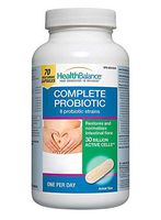 HealthBalance Complete Probiotic 8 probiotic strains / 30 Billion Active Cells, 70 vegi caps