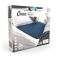 Conni Mate Bed Pad, Teal Blue, 37 Inch x 33 Inch