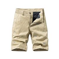 Mens's Outdoor Cargo Shorts, Casual Relaxed Loose Fit Multi-Pockets Baggy Overalls Pants