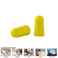 Interstate Safety 40202 Ultra-Soft Foam Earplugs, Box of 200 Pair - 32dB Highest NRR, Comfortable Ear Plugs for Work, Travel and Loud Events - Yellow Color