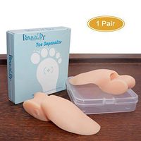 Revival.Dr Silicon Toe Separators/Bunion Corrector/Straightener/Spacers/Spreader For Big Toe & Second Toe,One Pair, (skin color)