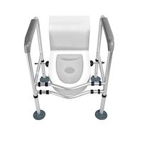 Innovated Elderly Accessible Toilet Rail Adjustable Toilet Frame for Elderly,Seniors,Disabled Anti Rust Alloy Bathroom Assist Bar Tool-Free Quick Assembly Toilet handrail