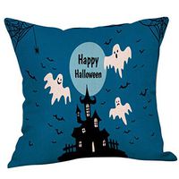 Bosji (17.72" x 17.72") Throw Pillowcase,Fall Halloween Theme Decoration Waist Pillow Case Holiday Home Decor Polyester Printed Zipper Sofa Pillow Covers