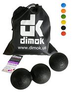 dimok Massage Balls Myofascial Release Pressure Trigger Point Therapy Feet Back Neck Roller Deep Tissue Massage Tools- Peanut Spiky Double Single Lacrosse Ball