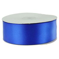 Christmas Gift Wrapping Ribbon (Single-Faced Satin, 1-1/2-inch x 50-Yard, Royal Blue)