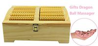 Gifts Dragon Ball Massager Foot Massage Foot Massager Roller Wooden Leg Pedicure Machine acupoint Home Foot moxibustion Box Smoked Foot