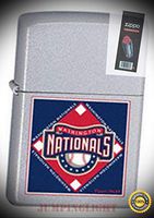 22693 MLB Washington Nationals Lighter with Flint Pack - Premium Lighter Fluid (Comes Unfilled) - Made in USA!