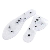 Correction of The Plantar Fasciitis Shoes Insoles Sports Breathable Cushion Height Increase Insole Comfort Performance Insoles Massage Gel Insoles 8 Magnet Massage Insoles (S-1)