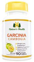 Garcinia Cambogia, 60% HCA, 100% All-Natural, 700 MG Per Serving, 90 Veggie Capsules, Nature's Health