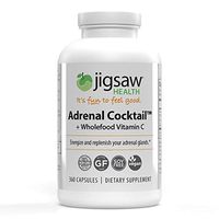 Jigsaw Health - Adrenal Cocktail Capsules with Whole-Food Vitamin C, Potassium, and Redmon's Real Salt. Supports Adrenal Glad Function and Combats Adrenal Fatigue