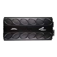 Audiopipe Mini Design 4 Channel Full Range Class D Amplifier 3000w 18.5in. x 8.5in. x 3.75in.