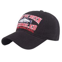 Meidexian888 Baseball Cap,Womens Mans Cotton Embroidered Unisex Baseball Caps Adjustable (Black)