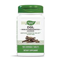 Nature's Way DGL 100 Chewable Tablets (2 Pack, No Fructose)