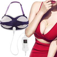 Xinwoer Electric Breast Massager Heating Chest Massage Bra(US+L)
