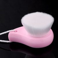 Soft Facial Mild Fiber Face Clean Wash Deep Cleansing Pore Care (Pink Handle)
