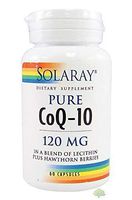 Solaray CoQ10 Capsules, 120 mg, 60 Count