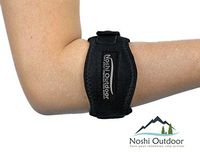 Best Tennis & Golfer's Elbow Band/Brace with Neoprene Compression Gel Pad - Great Support and Relieves Tendonitis, Arthritis & Forearm Pain - Adjustable Velcro Straps One Sizes Fits Men & Women 2-Pack