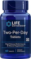 Life Extension Two Per Day (High Potency Multi-Vitamin & Mineral Supplement), 60 Tablets