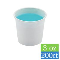 TashiBox 3oz-200 Count Bathroom Home Collection Paper Dispenser Cups, 3 Ounce, White