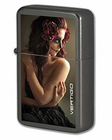 Dia De Los Muertos 1C ZLA Single Torch Flame Cigar and Cigarette Lighter with Pouch Warranty