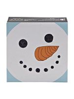 American Chateau 4" Wood Snowman Christmas Fireplace Square Matchbox - 1 X 50 Matches