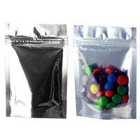 Smell Proof Barrier Bags - Zipper w/Heat Seal - 1,000 Bags (Silver & Clear, 1/8 Ounce)